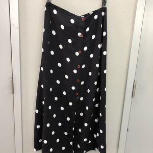 Free People Retro Love midi skirt